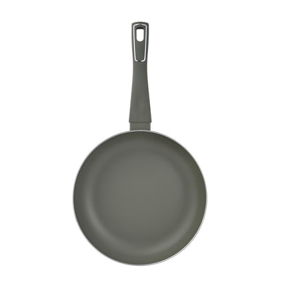 Juego de sartenes (20, 24 y 28 cm) San Ignacio Trebol de aluminio prensado y set de utensilios de cocina en nylon